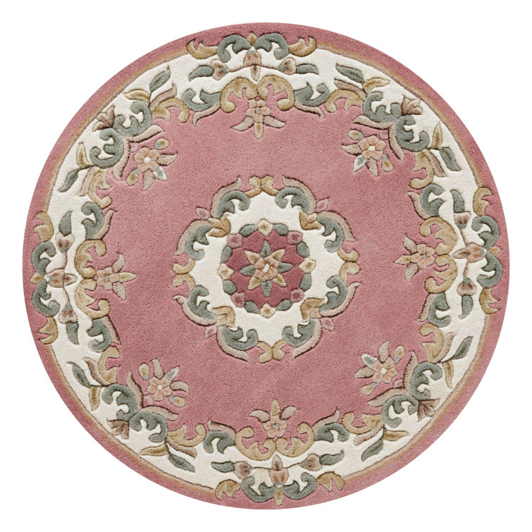 World Menagerie Hounslow Handmade Tufted Wool Pink Rug & Reviews Wayfair.co.uk